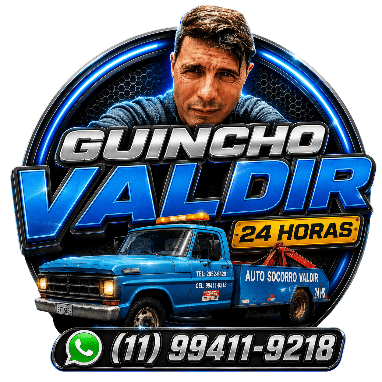 Logo Guincho Valdir – Guincho 24h Zona Norte SP